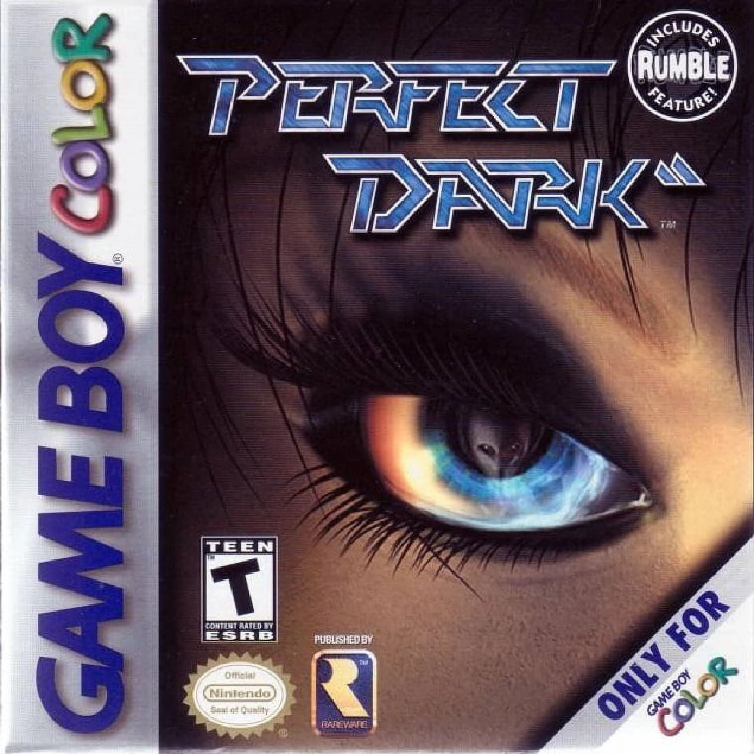 Restored Perfect Dark (Nintendo GameBoy Color, 2000) Shooter Game