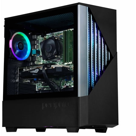 Restored Periphio Ghoul Gaming Desktop PC Radeon RX 560 Graphics Intel Core i5-6500 1TB Solid State (SSD) 16GB DDR4 RAM Windows 10 Computer WiFi + Bluetooth Hybrid (Refurbished)