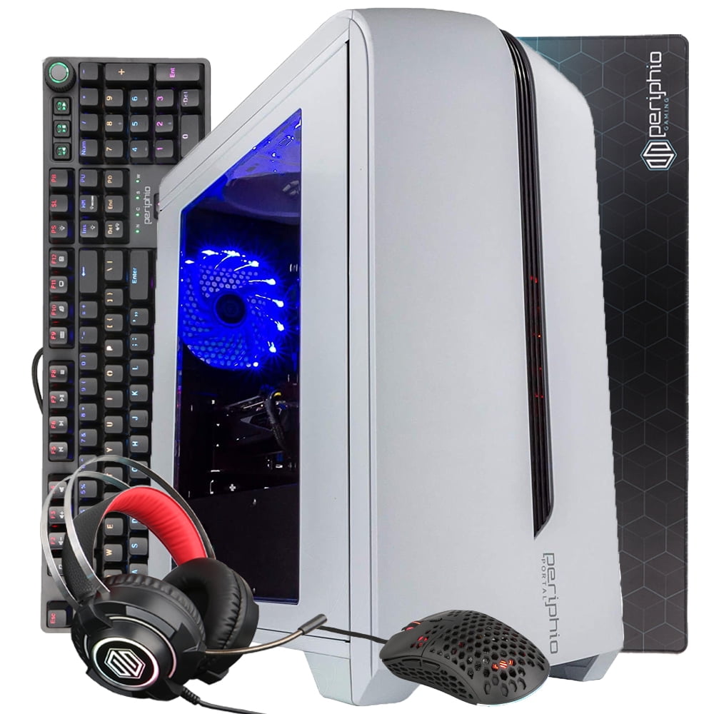 Restored Periphio Vortex Gaming Desktop Tower, Intel Core i5, 16GB RAM