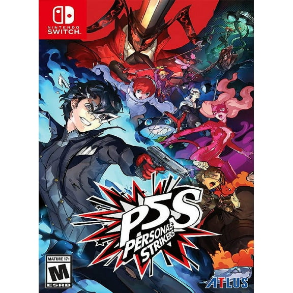 Restored Persona 5 Strikers (Nintendo Switch, 2021) RPG Game (Refurbished)