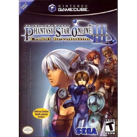 Restored Phantasy Star Online Episode III: C.A.R.D. Revolution (Nintendo GameCube, 2003) Battle Game (Refurbished)