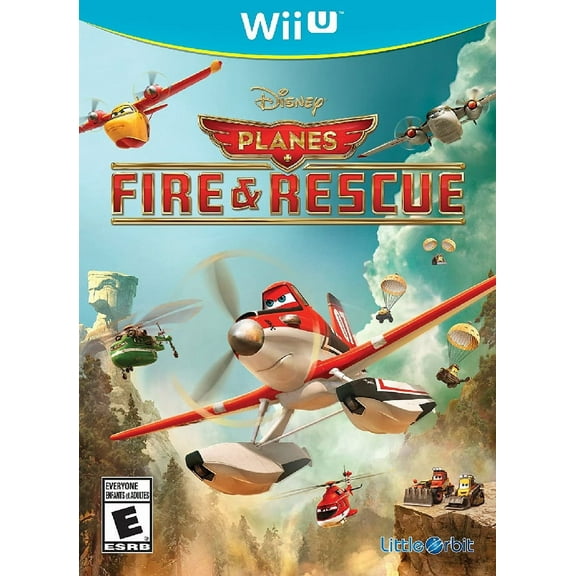 Restored Planes: Fire & Rescue (Nintnedo Wii U, 2014) Disney Game (Refurbished)