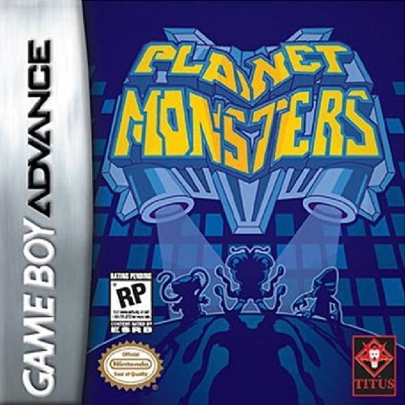 Restored Planet Monsters (Nintendo Game Boy Advance, 2001) (Refurbished)
