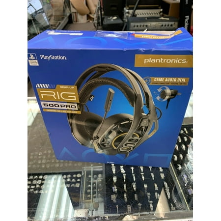 Restored Plantronics RIG 500 PRO (Electronic Games//PS4/) (Refurbished)