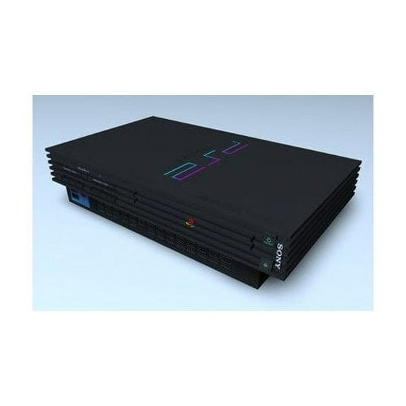 Restored Sony PlayStation 2 Video Game Console with Network Adapter, Black 5 PCs