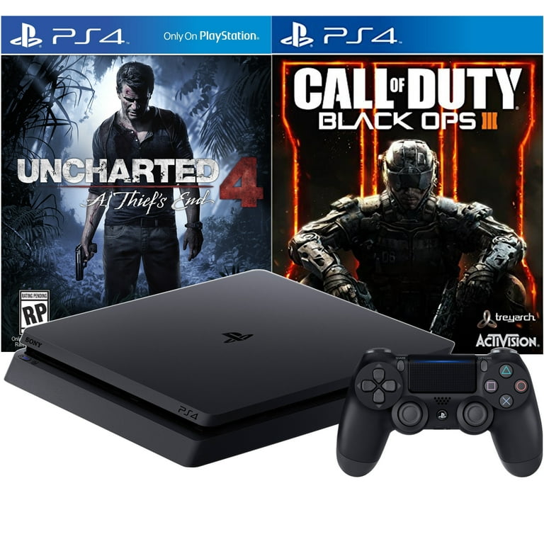 Restored Sony PlayStation 4 Slim 500GB - PS4 Console with Matching  Controller (Refurbished)