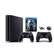 Restored Sony, PlayStation 4 Slim, Video Game Console, 500GB, Black, 1, 1
