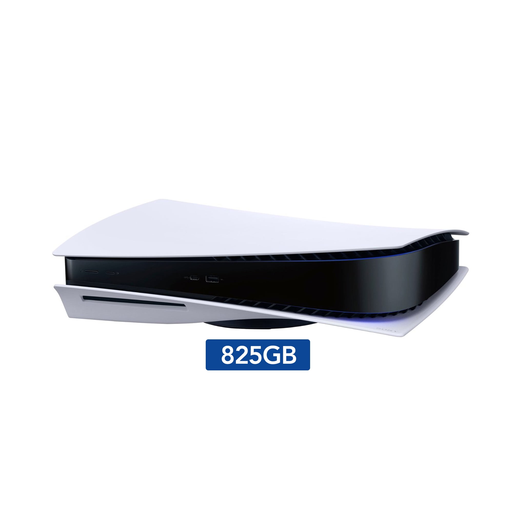 Restored PlayStation 5 Disc Version with 825GB SSD Storage, Console Only - PS5 Gaming System, White (Refurbished)