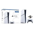 thumbnail image 1 of Restored PlayStation 5 Slim Upgraded 2TB Disc Edition Console, Controller and Mytrix 8K HDMI Ultra High Speed Cable - White, Slim PS5 2TB PCIe SSD Gaming Console (Refurbished), 1 of 7