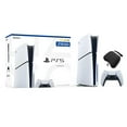 thumbnail image 1 of Restored PlayStation 5 Slim Upgraded 2TB Disc Edition Console, Controller and Mytrix Controller Case - White, Slim PS5 2TB PCIe SSD Gaming Console (Refurbished), 1 of 7