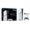 thumbnail image 1 of Restored PlayStation 5 Slim Upgraded 3TB Digital Edition Console, Controller and Mytrix Controller Charger - White, Slim PS5 3TB PCIe SSD Gaming Console (Refurbished), 1 of 7