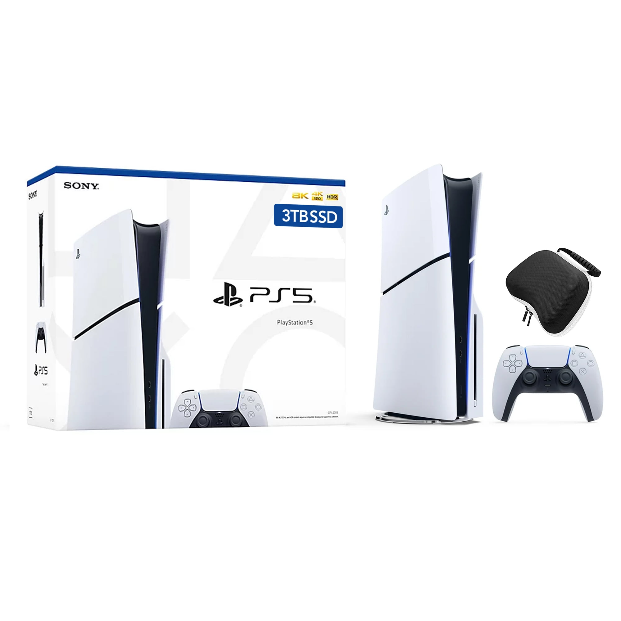 Restored PlayStation 5 Slim Upgraded 3TB Disc Edit