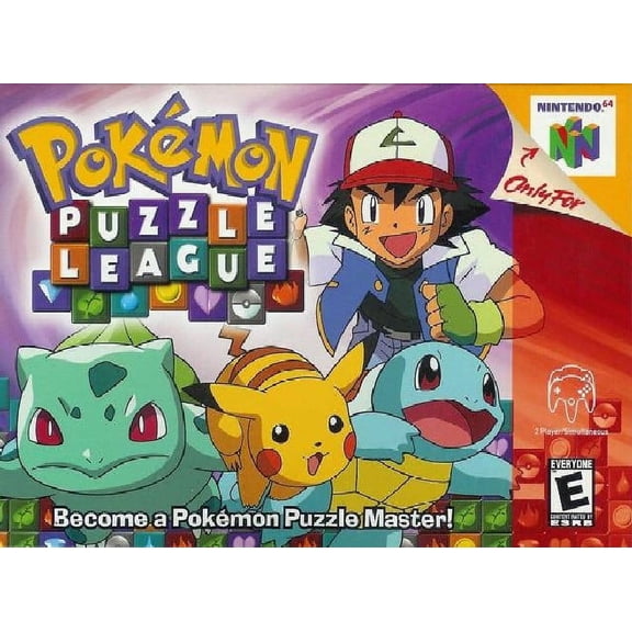 Restored Pokemon Puzzle League (Nintendo 64, 2000) Video Game (Refurbished)
