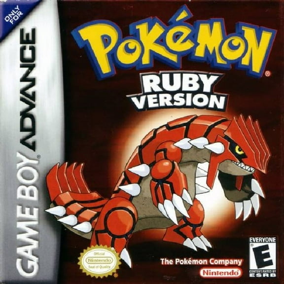Restored Pokemon Ruby Version (Nintendo GameBoy Advance, 2003) RPG Game (Refurbished)