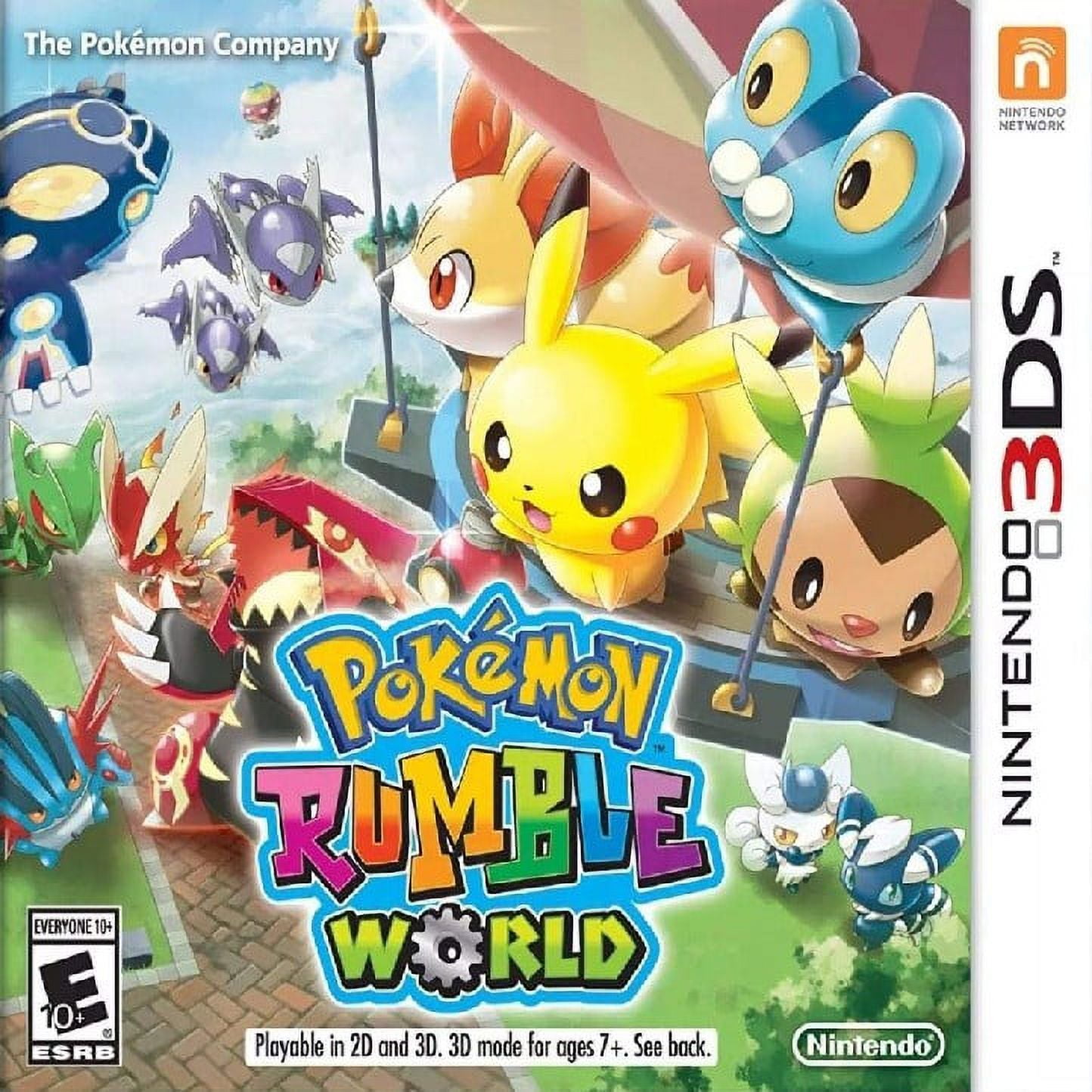 Pokemon Rumble World, Nintendo 3DS, Action, Adventure, Anime, Parental Controls, by Nintendo, Video Game, 1 Player