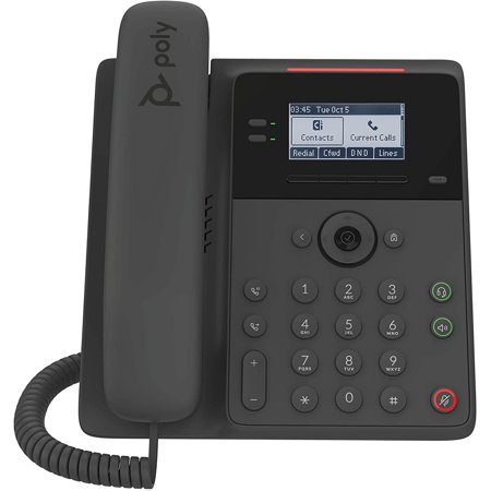 Restored Poly Edge B10 IP Desk Phone with Power Adapter 220049800001, (Refurbished)