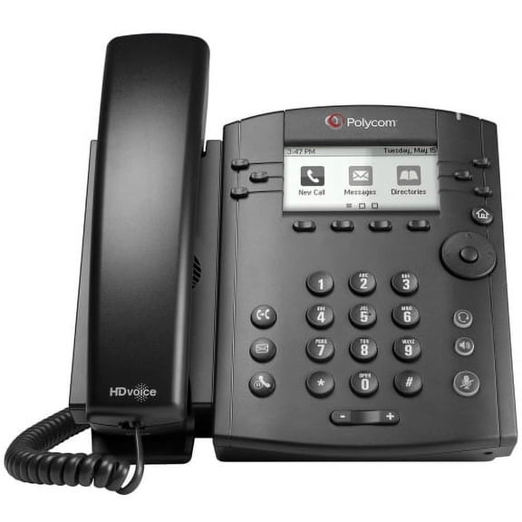 Restored Polycom VVX 311 (2200-48350-025) 6-line Desktop Phone (Refurbished)