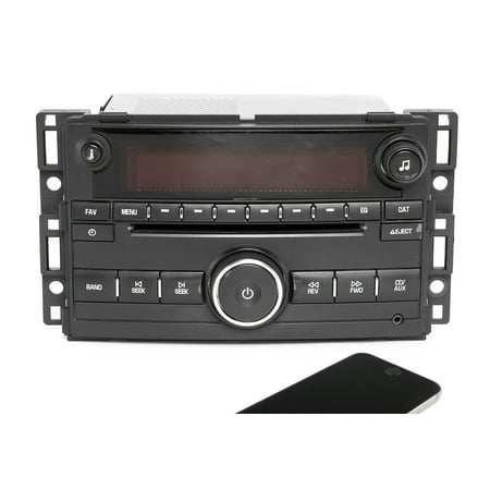 Restored Pontiac 2009 - 2010 G6 AM FM Single CD Player w Bluetooth Modification 20834563 (Refurbished)
