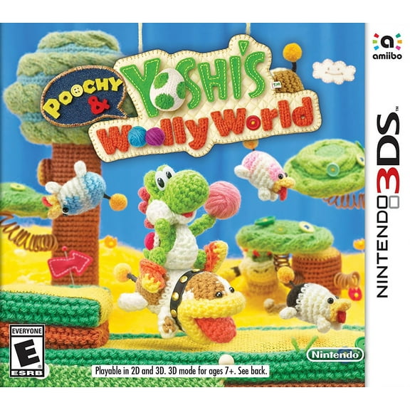 Restored Poochy & Yoshi's Woolly World | Nintendo 30S (Refurbished)