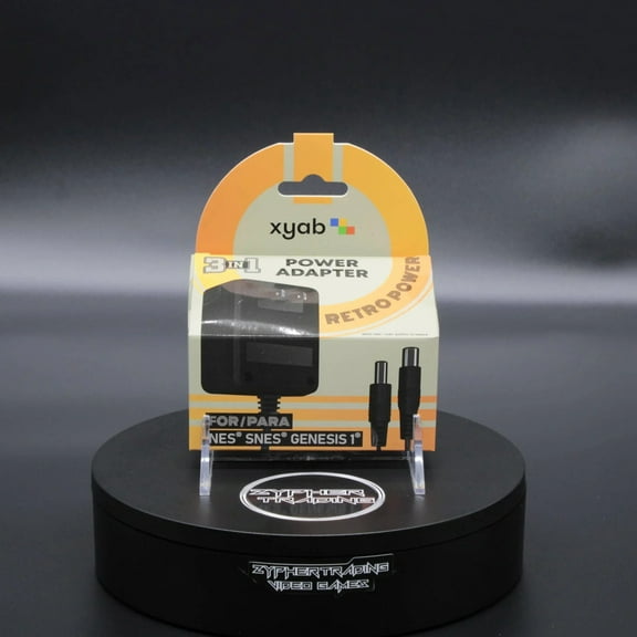 Restored Power Adapter | Nintendo NES - SNES - SEGA Genesis Model 1 | 2023 | Brand New (Refurbished)