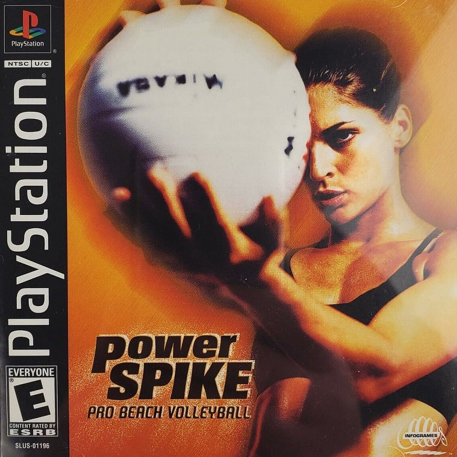 Restored Power Spike Pro Beach Volleyball (Sony PlayStation 1, 2000
