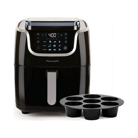 Restored PowerXL 7qt 10in1 1700W Air Fryer Steamer with Muffin Pan (Refurbished)