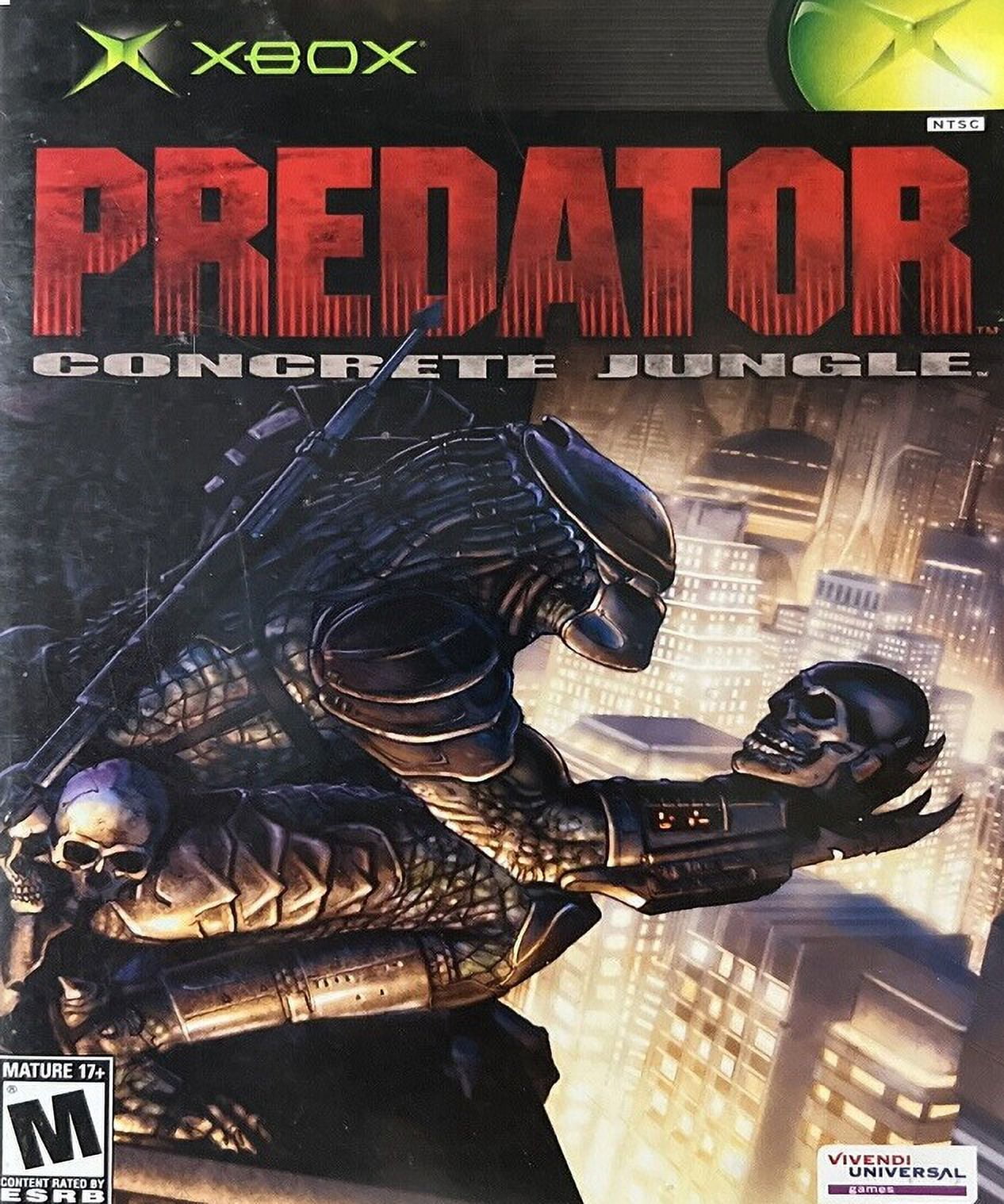Restored Predator Concrete Jungle (Xbox, 2005) Action Game
