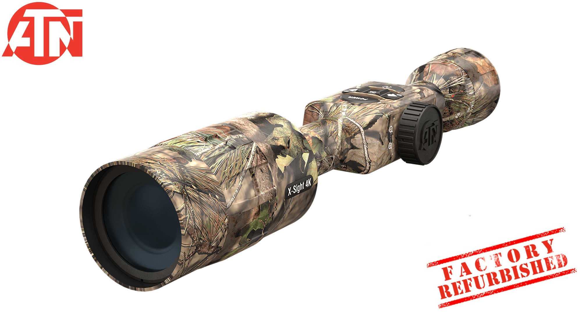 Restored Premium ATN Mossy Oak Break-Up Country X-Sight 4K Pro 5-20x (Refurbished)
