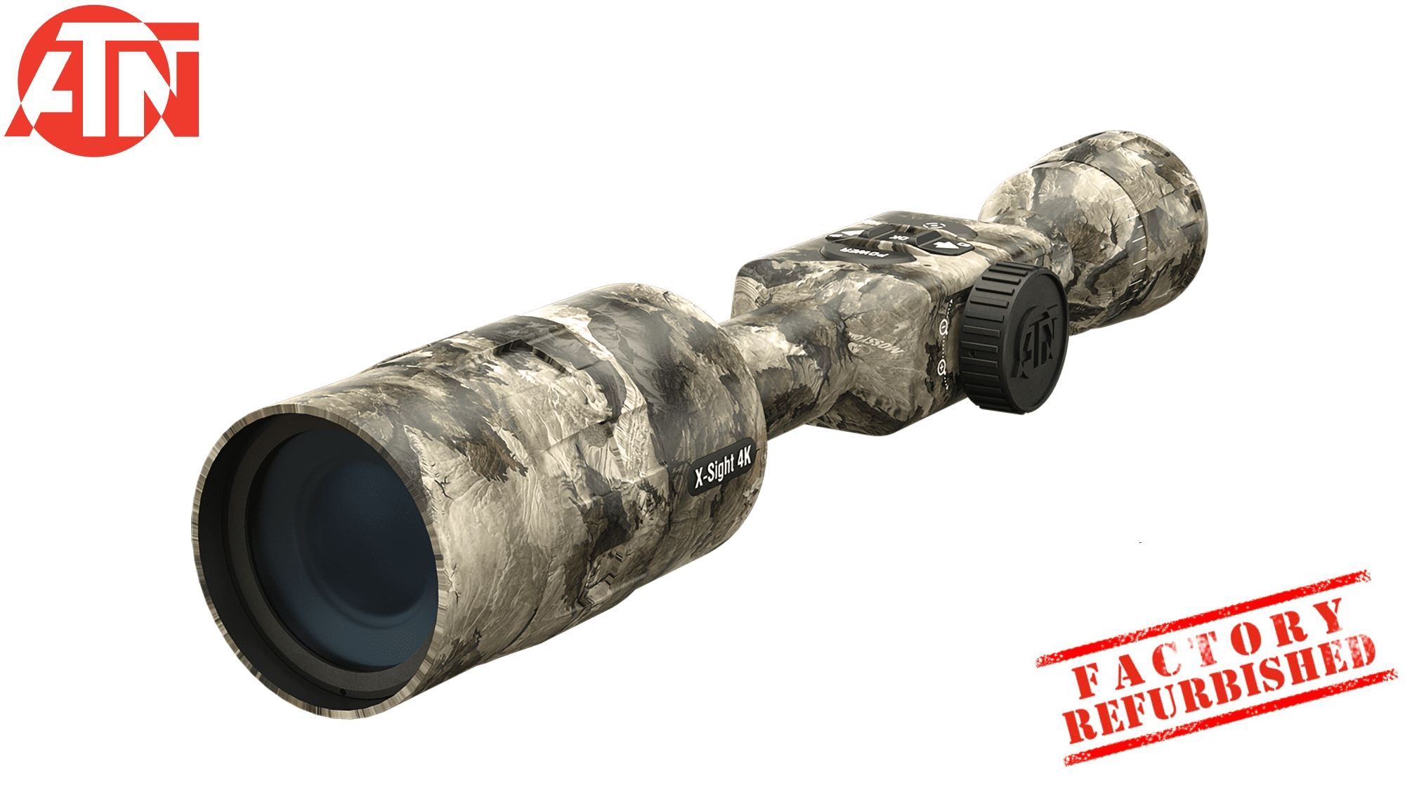 Restored Premium ATN Mossy Oak Elements Terra X-Sight 4K Pro 5-20x (Refurbished)