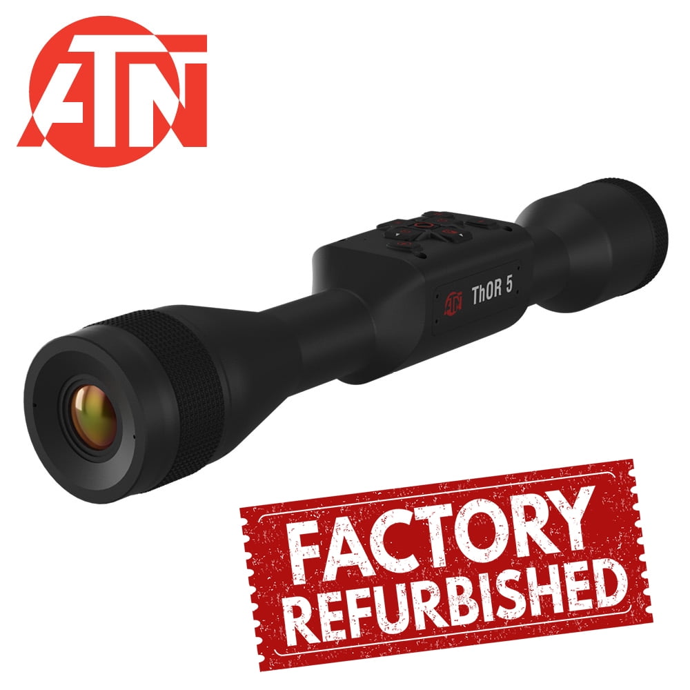 Restored Premium ATN Thor 5 2-16x, 640x480 12 micron, Smart Thermal Scope (Refurbished)