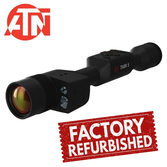 Restored Premium ATN Thor 5 LRF 3-24x, 640x480 12 micron, Smart Thermal Scope with LRF (Refurbished)