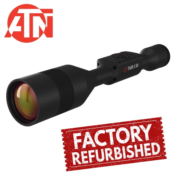 Restored Premium ATN Thor 5 XD 3-30x, 1280x1024 12 micron, Smart Thermal Scope (Refurbished)
