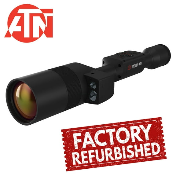Restored Premium ATN Thor 5 XD LRF 4-40x, 1280x1024 12 micron, Smart Thermal Scope with LRF (Refurbished)