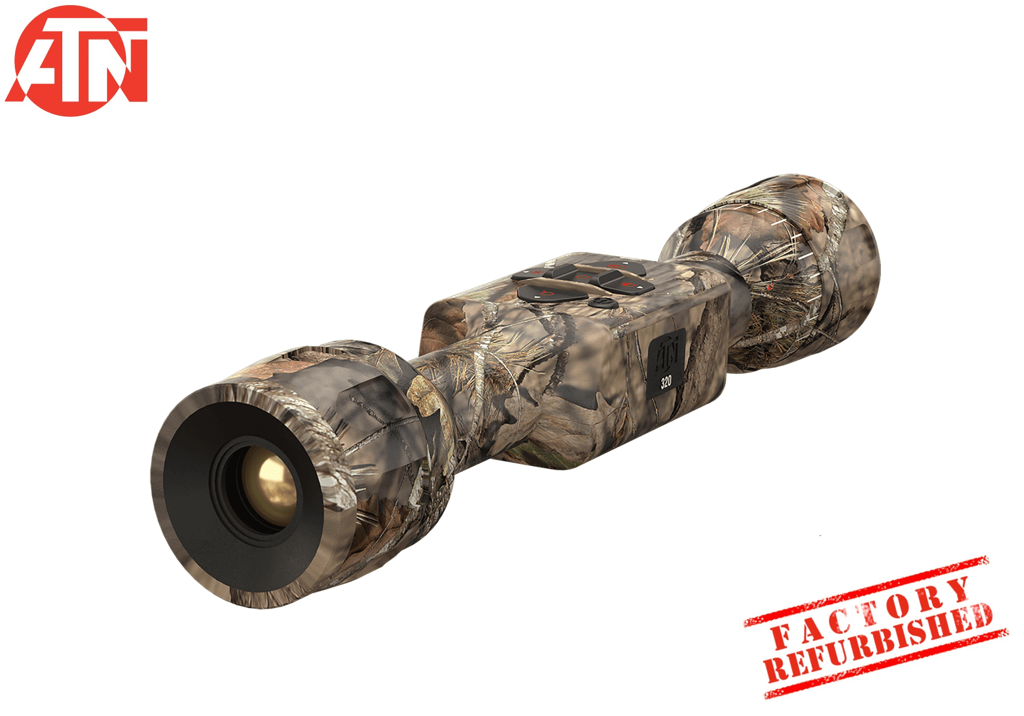Restored Premium ATN Thor LT, 320 3-6x Thermal Rifle Scope Mossy Oak Break-Up Country (Refurbished)