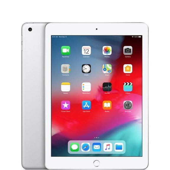 Restored Premium Apple iPad 6th Gen (2018) WiFi Only Silver 32GB (Refurbished)
