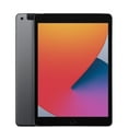 thumbnail image 1 of Restored Premium Apple iPad 8th Gen (2020) WiFi + Cellular Space Gray 32GB (Refurbished), 1 of 4