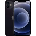 thumbnail image 1 of Restored Premium Apple iPhone 12 - Fully Unlocked - 128 GB Black (Refurbished), 1 of 5