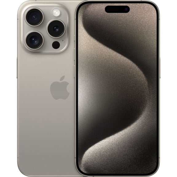 Restored Premium Apple iPhone 15 Pro 1TB (T-Mobile) Natural Titanium MTU53LL/A (Refurbished)