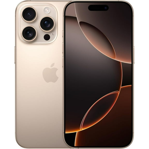 Restored Premium Apple iPhone 16 Pro Max - TracFone Wireless - 512GB Desert Titanium (Refurbished)