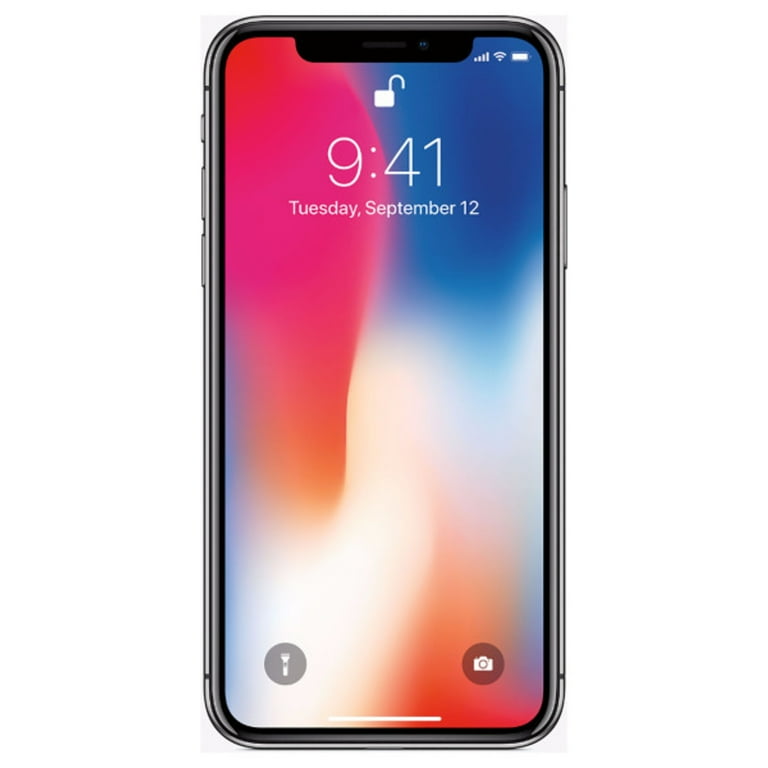 Restored Premium Apple iPhone X - Fully Unlocked - 64 GB Space