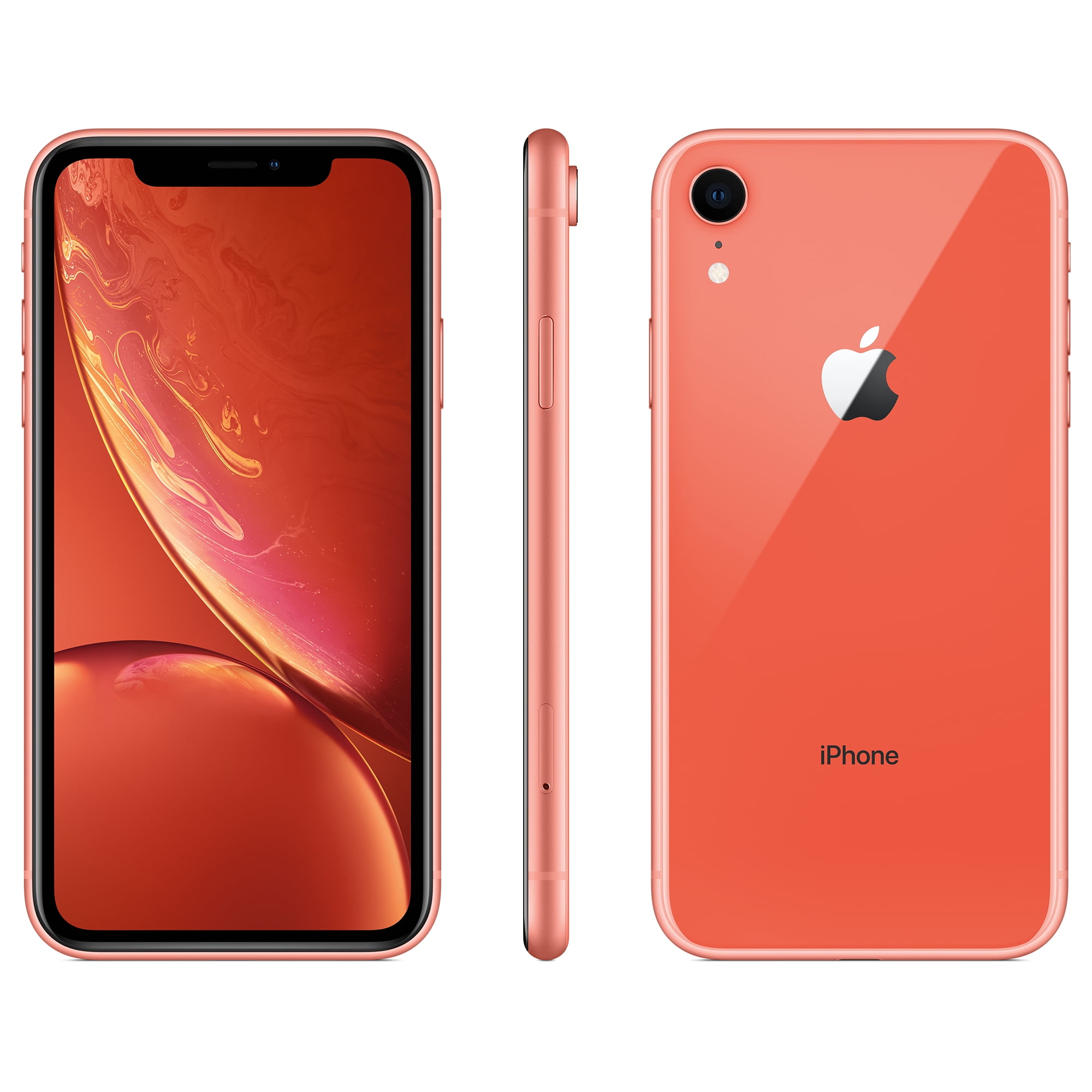 Restored Premium Apple iPhone XR - Fully Unlocked - 64 GB Coral