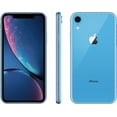 thumbnail image 1 of Restored Premium Apple iPhone XR - Fully Unlocked - 64 GB Blue (Refurbished), 1 of 4