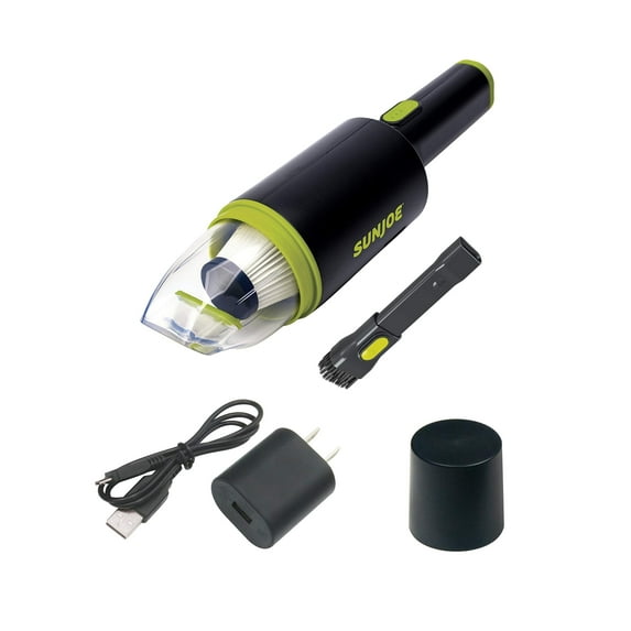 Restored Premium Auto Joe AJV1000 Handheld Cordless Vacuum Cleaner, USB Charging Block, Cable Included (Refurbished)