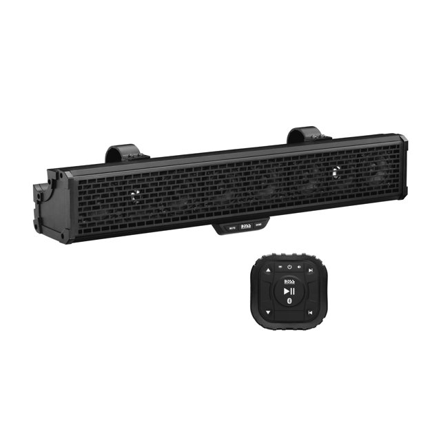 Restored Premium BOSS Audio Systems BRRC27 27 Inch ATV UTV Sound Bar 3 Inch Speakers, 1 Inch