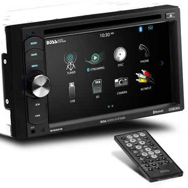 Restored Premium BOSS Audio Systems BV9351B Car Audio Stereo System 6.2 Inch Double Din, Touchscreen, Bluetooth Audio Head Unit, AUX, USB, CD Player, SD, AM FM Radio (Refurbished)