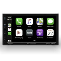 Restored Premium BOSS Audio Systems BVCP9700A 2 Din Apple CarPlay Android Auto Car Stereo System (Refurbished)