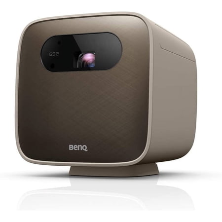 Restored Premium BenQ GS2 Wireless Mini Projector Splash Drop Resistant Google Cast, AirPlay BT Speaker WiFi Smart TV App HDMI USB-C - 1 Year BenQ Warranty (Refurbished)