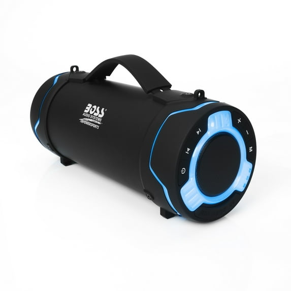 Restored Premium Boss Audio Systems Tube Portable Weatherproof Bluetooth 3" Audio Speakers (Refurbished)