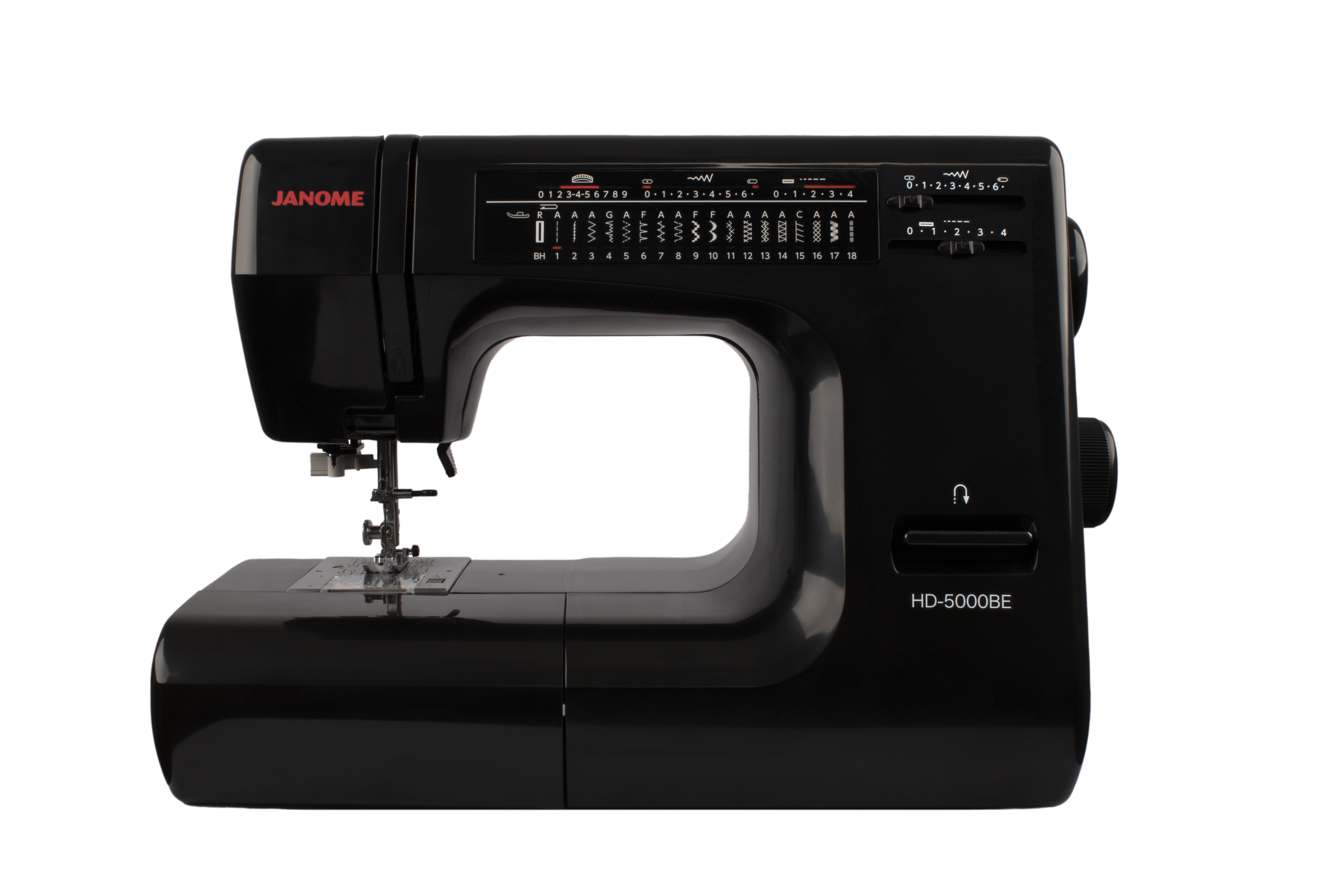 Restored Premium Janome HD5000BE Black Edition Heavy Duty Sewing
