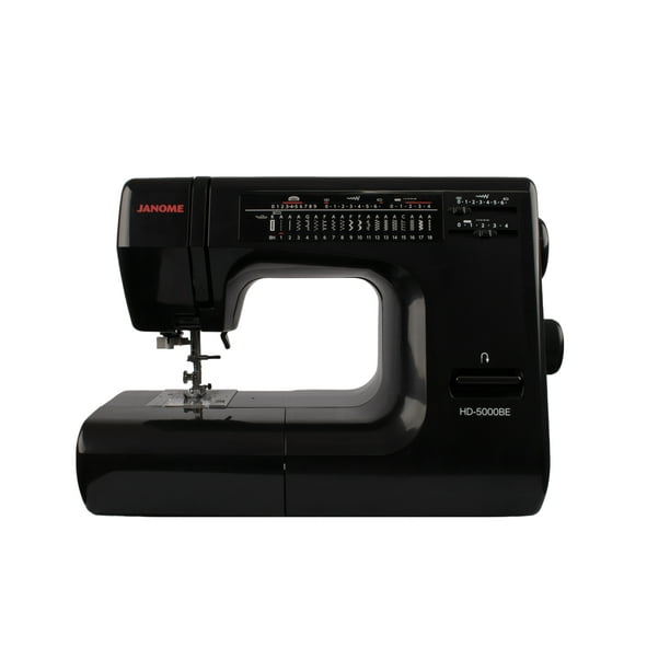 Restored Premium Janome HD5000BE Black Edition Heavy Duty Sewing